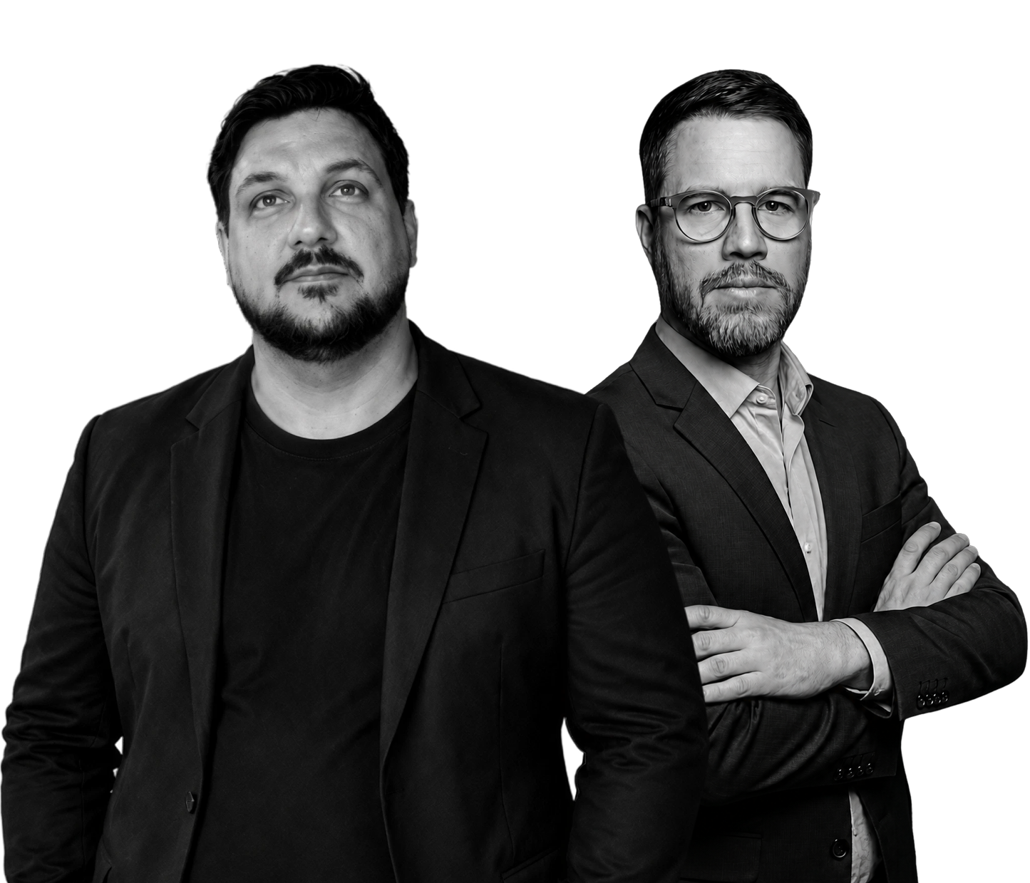 Fred Beneti e Gabriel Brasil, fundadores da HiveAgent