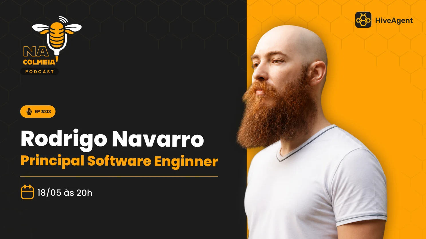 Rodrigo Navarro no Na Colmeia Podcast — episódio 03 sobre IA e desenvolvimento de software